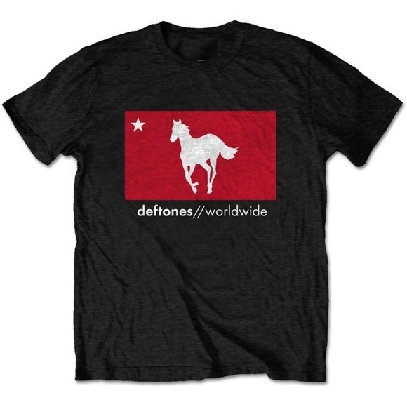 Deftones Unisex T-Shirt Star & Pony - Picture 1 of 4